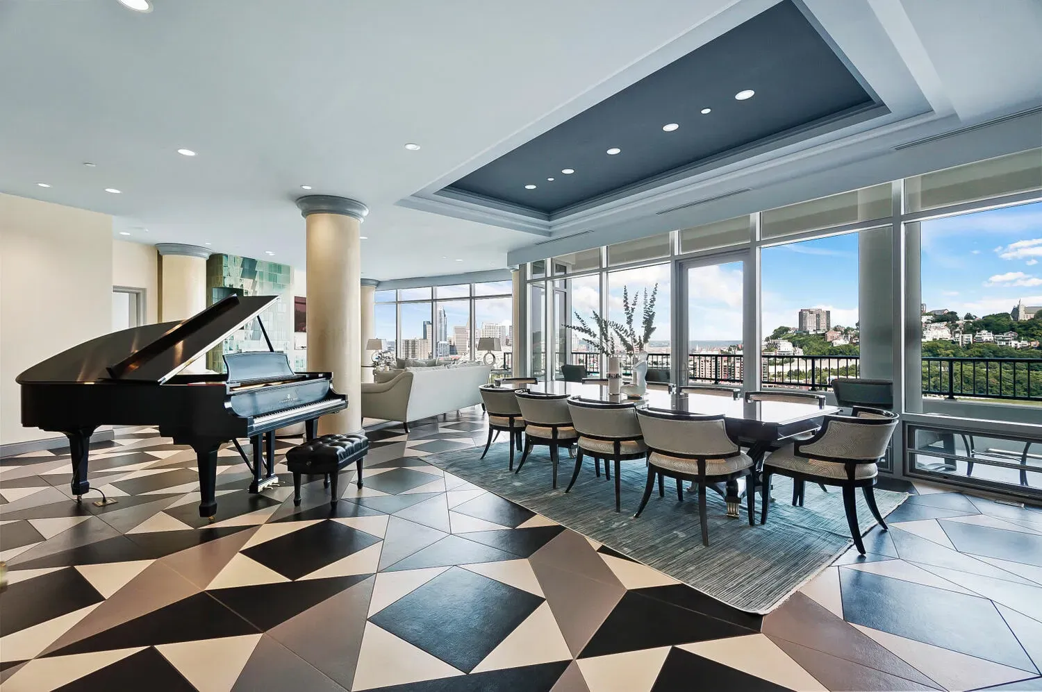 400 Riverboat Row Unit 1803 - $2.85M Luxury Condo Interior with River Views