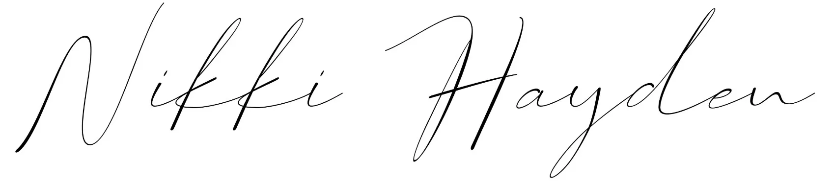 Nikki Hayden Signature